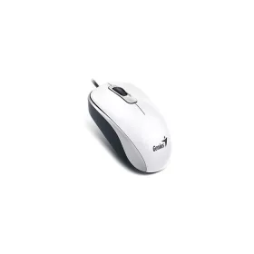   Egér, vezetékes, optikai, normál méret, USB, GENIUS DX-120, fehér (GEEDX120W)