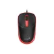 Egér, vezetékes, optikai, normál méret, USB, GENIUS DX-123, fekete-piros (GEEDX123BR)