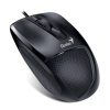 Egér, vezetékes, optikai, normál méret, USB, GENIUS DX-150X, fekete (GEEDX150XB)