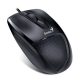 Egér, vezetékes, optikai, normál méret, USB, GENIUS DX-150X, fekete (GEEDX150XB)