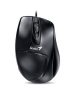 Egér, vezetékes, optikai, normál méret, USB, GENIUS DX-150X, fekete (GEEDX150XB)