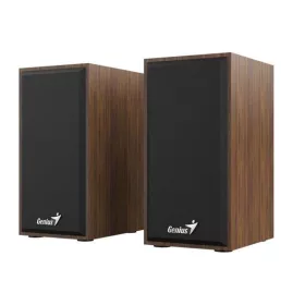   Hangszóró, 2.0, 6W, USB táp, fa burkolat, GENIUS SP-HF180, barna (GEHHF180W)