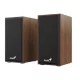 Hangszóró, 2.0, 6W, USB táp, fa burkolat, GENIUS SP-HF180, barna (GEHHF180W)