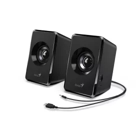   Hangszóró, 2.0, 3W, USB táp, GENIUS SP-U125, fekete (GEHU125)