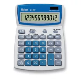 Számológép, asztali, 12 számjegy, IBICO 212X (GI212X)