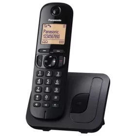   Telefon, vezeték nélküli, PANASONIC, KX-TGC210PDB DECT, fekete (GTTG210)