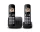 Telefon, vezeték nélküli, telefonpár, PANASONIC KX-TGC212PDB Duo, fekete (GTTG212PDB)