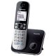 Telefon, vezeték nélküli, PANASONIC KX-TG6811PDB, fekete (GTTG6811B)