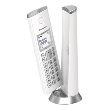 Telefon, vezeték nélküli, PANASONIC, KX-TGK210PDW DECT, fehér (GTTGK210W)