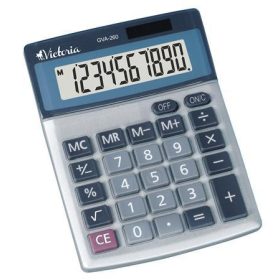   Számológép, asztali, 10 számjegy, VICTORIA OFFICE, GVA-260 (GVA260)