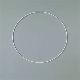 Fém karika, fehér, EFCO, 18 cm (HP2213518)