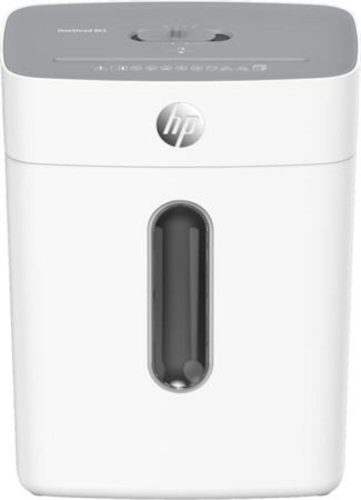 Iratmegsemmisítő, konfetti, 8 lap, HP Oneshred 8CC, világosszürke (HPN2801)