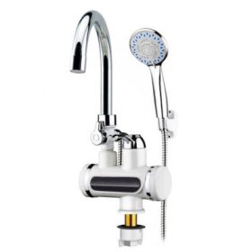   Fali csatlakozású csaptelep LED kijelzővel és tusrózsával