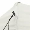 Kerti pavilon, összecsukható 3 fallal és hordtáskával 2,9 x 2,9 m - fehér