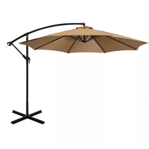 Függő napernyő, 2,7m, kheki