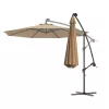 Függő napernyő, 2,7m, kheki
