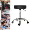 Gurulós kozmetikai szék állítható magassággal-fekete