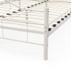 Mimi Fém ágykeret ajándék ágyráccsal 160x200cm, fehér