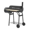 2in1 faszenes BBQ grill és smoker