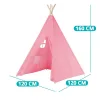 Indián sátor gyerekeknek - rózsaszín