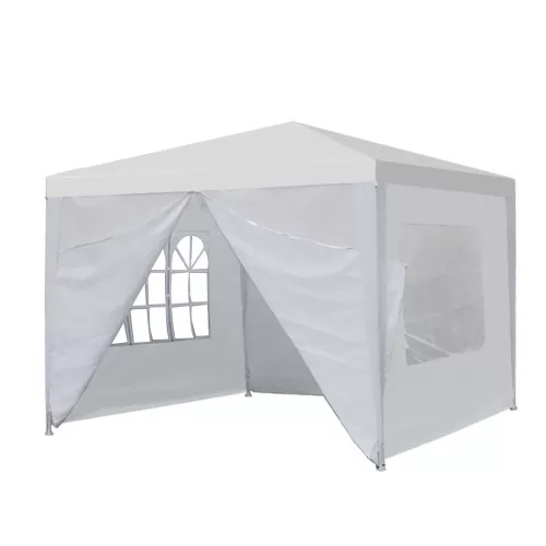 Party sátor fehér színben 3x3 méter