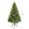 Timeless Tools LED-es műfenyő több típusban, melegfehér-180 LED-es, 150 cm