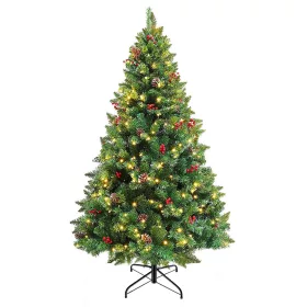   Timeless Tools LED-es műfenyő több típusban, melegfehér-180 LED-es, 150 cm