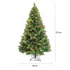Timeless Tools LED-es műfenyő melegfehér-320 LED-es, 210 cm
