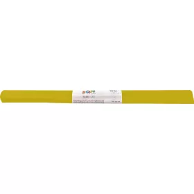   Krepp-papír, 50x200 cm, COOL BY VICTORIA, citromsárga (HPRV0023)