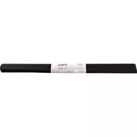 Krepp-papír, 50x200 cm, COOL BY VICTORIA, fekete (HPRV0026)