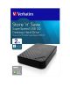 3,5 HDD (merevlemez), 2TB, USB 3.0, VERBATIM Store n Save (HV2TUF)