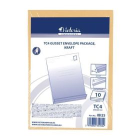   Redős-talpas tasak csomag, TC4, szilikonos, 40 mm talp, VICTORIA PAPER, barna kraft (IBI25)