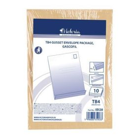   Redős-talpas tasak csomag, TB4, szilikonos, 50 mm talp, VICTORIA PAPER, barna gascofil (IBI28)