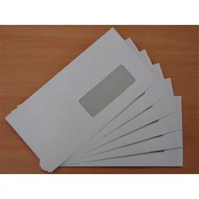   Boríték, C6/C5, enyvezett, jobb ablakos (35*90) KF (IBN04)