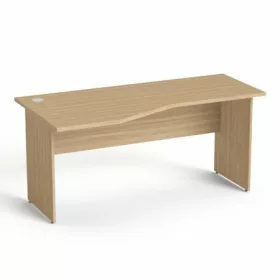   Íróasztal, íves, balos, laplábbal, 160x80 cm, MAYAH Freedom SV-24, kőris (IBXA24K)