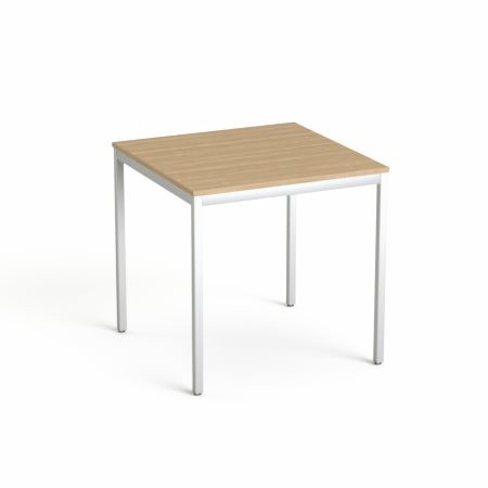 Általános asztal fémlábbal, 75x75 cm, MAYAH Freedom SV-37, kőris (IBXA37K)