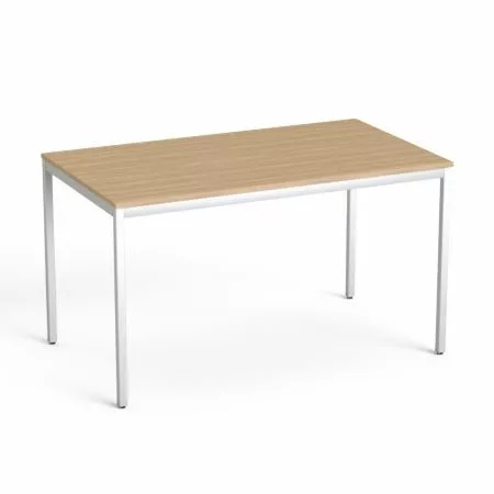 Általános asztal fémlábbal, 75x130 cm, MAYAH Freedom SV-38, kőris (IBXA38K)