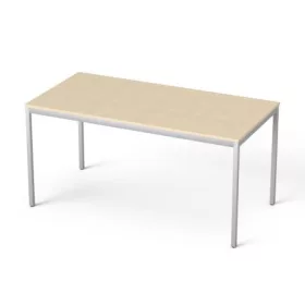   Általános asztal fémlábbal, 75x150 cm, MAYAH Freedom SV-39, juhar (IBXA39J)