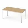 Általános asztal fémlábbal, 75x150 cm, MAYAH Freedom SV-39, kőris (IBXA39K)