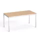 Általános asztal fémlábbal, 75x150 cm, MAYAH Freedom SV-39,  tölgy (IBXA39T)