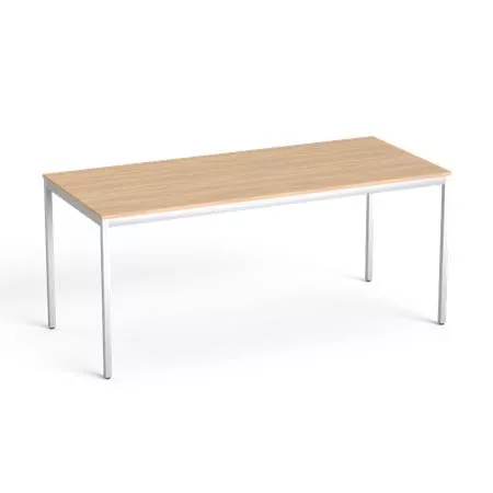 Általános asztal fémlábbal, 75x170 cm, MAYAH Freedom SV-40,  tölgy (IBXA40T)