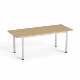   Tárgyalóasztal, szürke fémlábbal, 80x190 cm, MAYAH Freedom SV-42 kőris (IBXA42K)