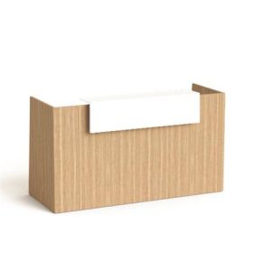   Recepciós asztal, 190x64,5 cm, MAYAH Freedom SV-92, kőris (IBXR92K)