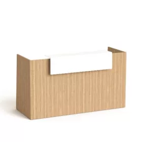   Recepciós asztal, 190x64,5 cm, MAYAH Freedom SV-92, kőris (IBXR92K)