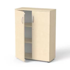   Szekrény, 3 rendező magas, kétajtós, polcokkal, MAYAH Freedom SV-06, juhar (IBXSZ06J)