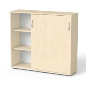  Szekrény, 3 rendező magas, tolóajtós, polcos, MAYAH Freedom SV-13, juhar (IBXSZ13J)