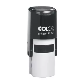   Bélyegző, kör, COLOP  Printer R 17, kék párna (IC1031760)