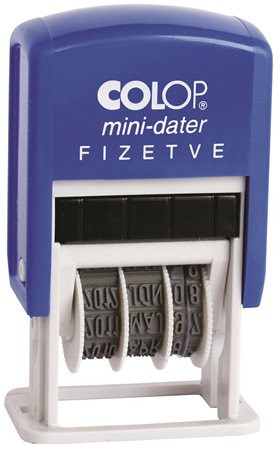 Dátumbélyegző, COLOP S 160/L, Fizetve (IC1051658)