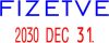Dátumbélyegző, COLOP S 160/L, Fizetve (IC1051658)