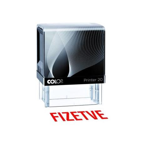 Bélyegző, szó, COLOP Printer IQ 20/L, Fizetve (IC1342100)